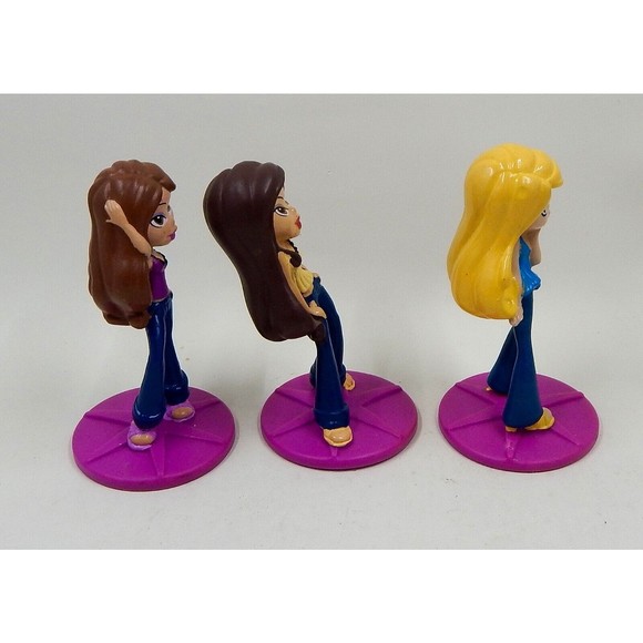 Bratz Girls PVC Figures Cake Toppers Collector’s Display Dolls 3 Inches Lot of 3 - Picture 4 of 7